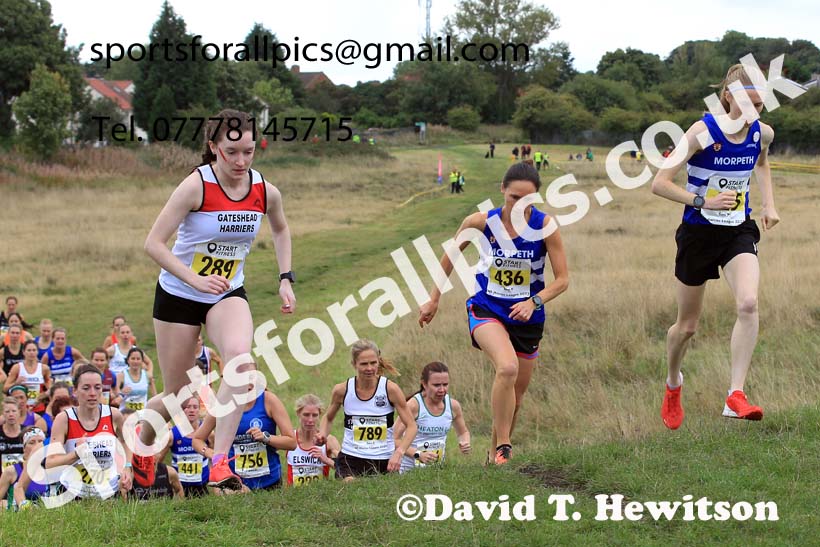 Senior women, 2022 Start Fitness NEHL, Wrekenton. Photo: David T. Hewitson/Sports for All Pics